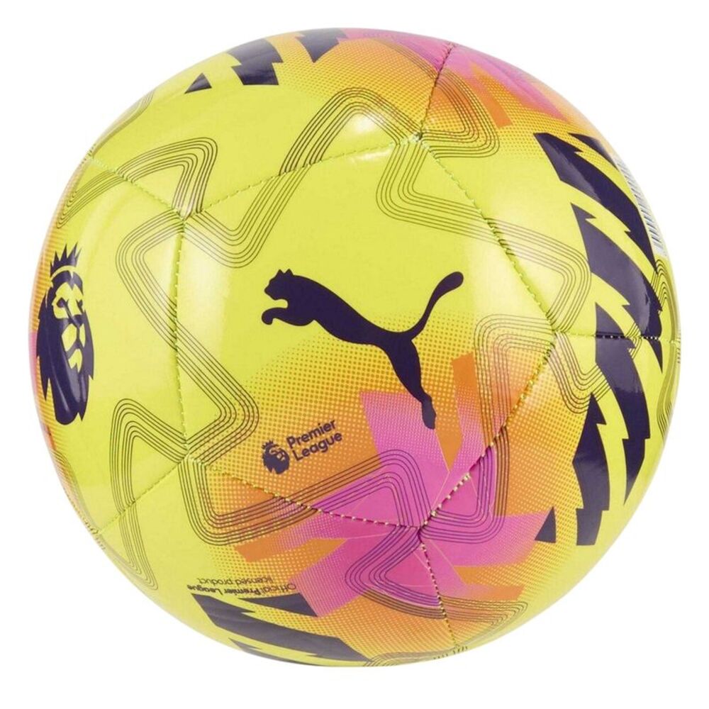 Premier League Mini Football / Yellow/Pink